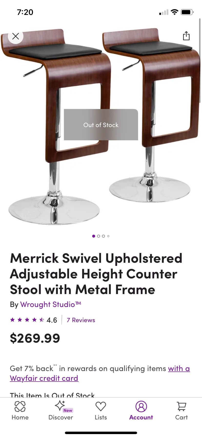 Set Of 4 Stools