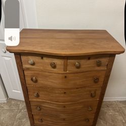 Birch Wood Dresser 