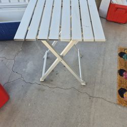 Folding Metal Outdoor Table Camping Table 