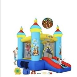  Veeboto Bounce House, Animal Themed Castle, Indoor Outdoor