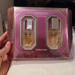 Tatiana by Diane Von Furstenberg fragrance gift set includes an Eau de Parfum spray and a Cologne spray. 