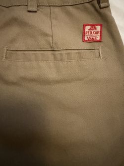 VANS RED KAP Khaki Shorts SZ 30