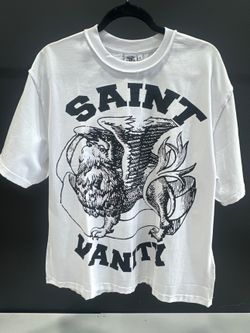Saint Vanity Griffin Tee — White — Size M