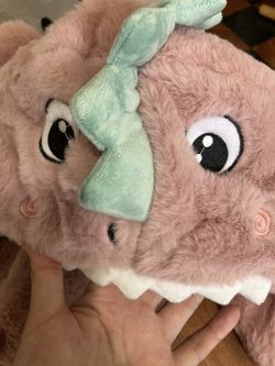 Family Matching Outfits Fluffy dinosaur winter scarf hat gloves earmuffs cartoon set Mommy & Me(Dinosaur,kids size 3-16Years)