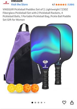 Pickle Ball Paddle Set