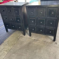 Cute Distressed Looking Nightstands/Cabinets/Side Tables
