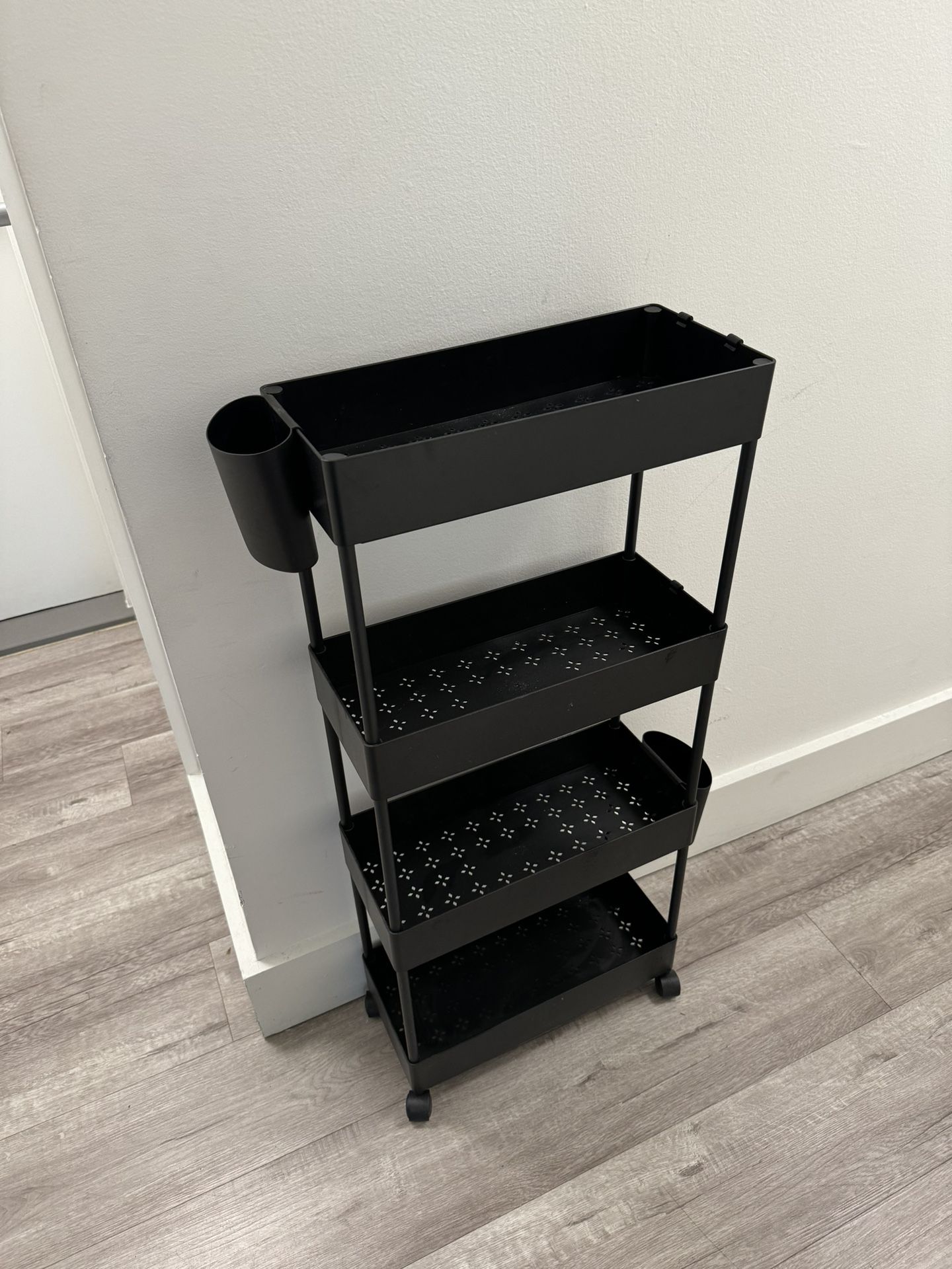 Ikea black 4 tier storage cart