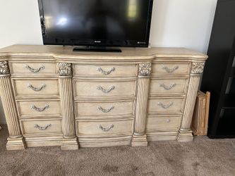 Dresser With Huge Mirror White Washed Dresser 