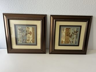 A Pair of Paintings, Love, Faith, Hope, Dream, Believe, Imagine (13x13)
