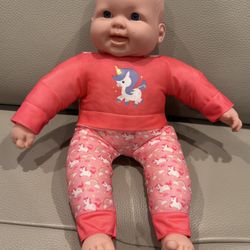 Baby Doll Realistic Cute, with Unicorn Outfit  Girls Gifts, Pretend Play, Collection