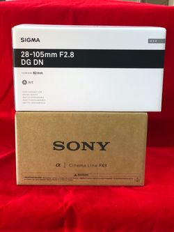 Sony FX3 Full-Frame Cinema with Sigma 28-105mm f/2.8 DG DN Art Lens