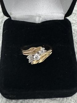 14k Gold  Genuine Diamonds