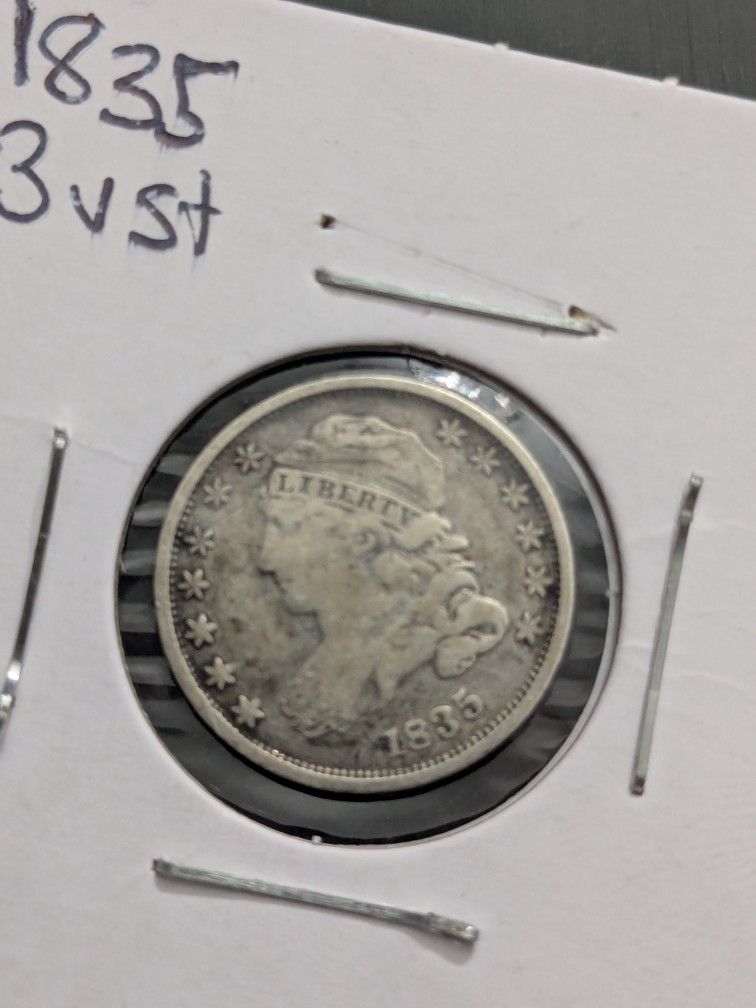 1835 Silver Bust Dime