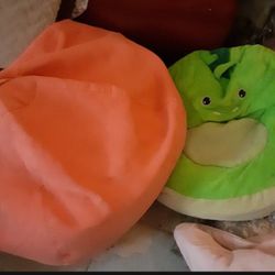 Orange Bean Bag $10.00 (Serious Buyers) First Come First Served Obo Cash Omly