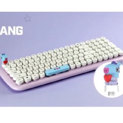 BT21 Official Wireless Retro Keyboard - Mang