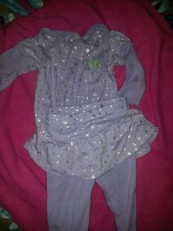 Garanimals 3-6 Months long sleeve onesie and pants