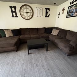 Brown Sectional