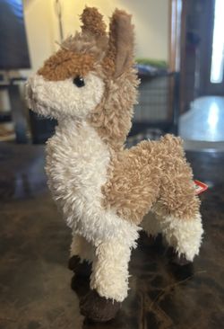 Brown And Tan Llama Toy