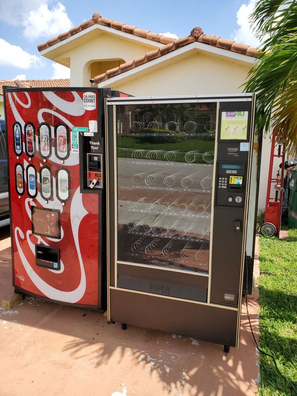 2 VENDING MACHINES - LIKE NEW CONDITION for Sale in Miami, FL - OfferUp