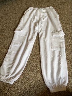 I accept offers white sweats