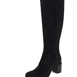 Vince Maggie Suede Knee-High Boots