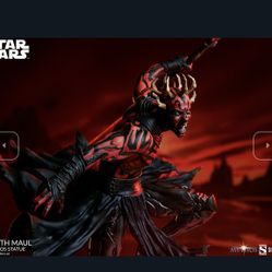 Star Wars Sideshow Darth Maul Mythos Statue