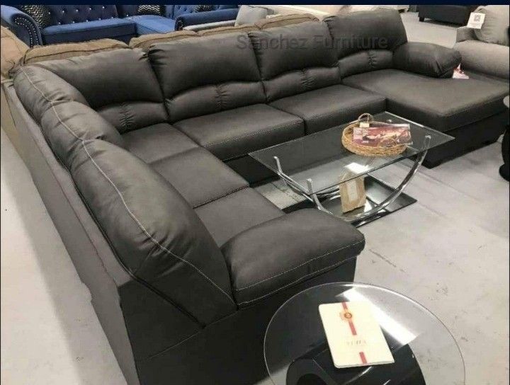 3 PIECES LARGE SECTIONAL COUCH SAME DAY DELIVERY
