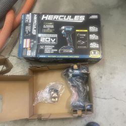 HERCULES 20V Brushless Cordless, 1/4 in. Compact 3-Speed Impact Driver