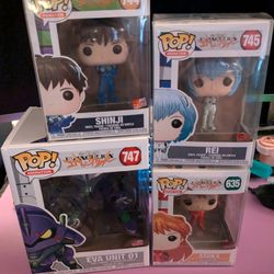 Evangelion Funkos Full Set