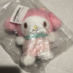 Sanrio My Melody Plushy  Hook to hang on backpack 