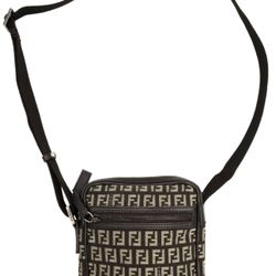 Fendi Zucchino Canvas Crossbody Bag