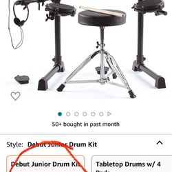 Electronic Junior Drum Set 