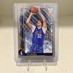 Cooper Flagg Holiday Silver Glitter Rookie Card