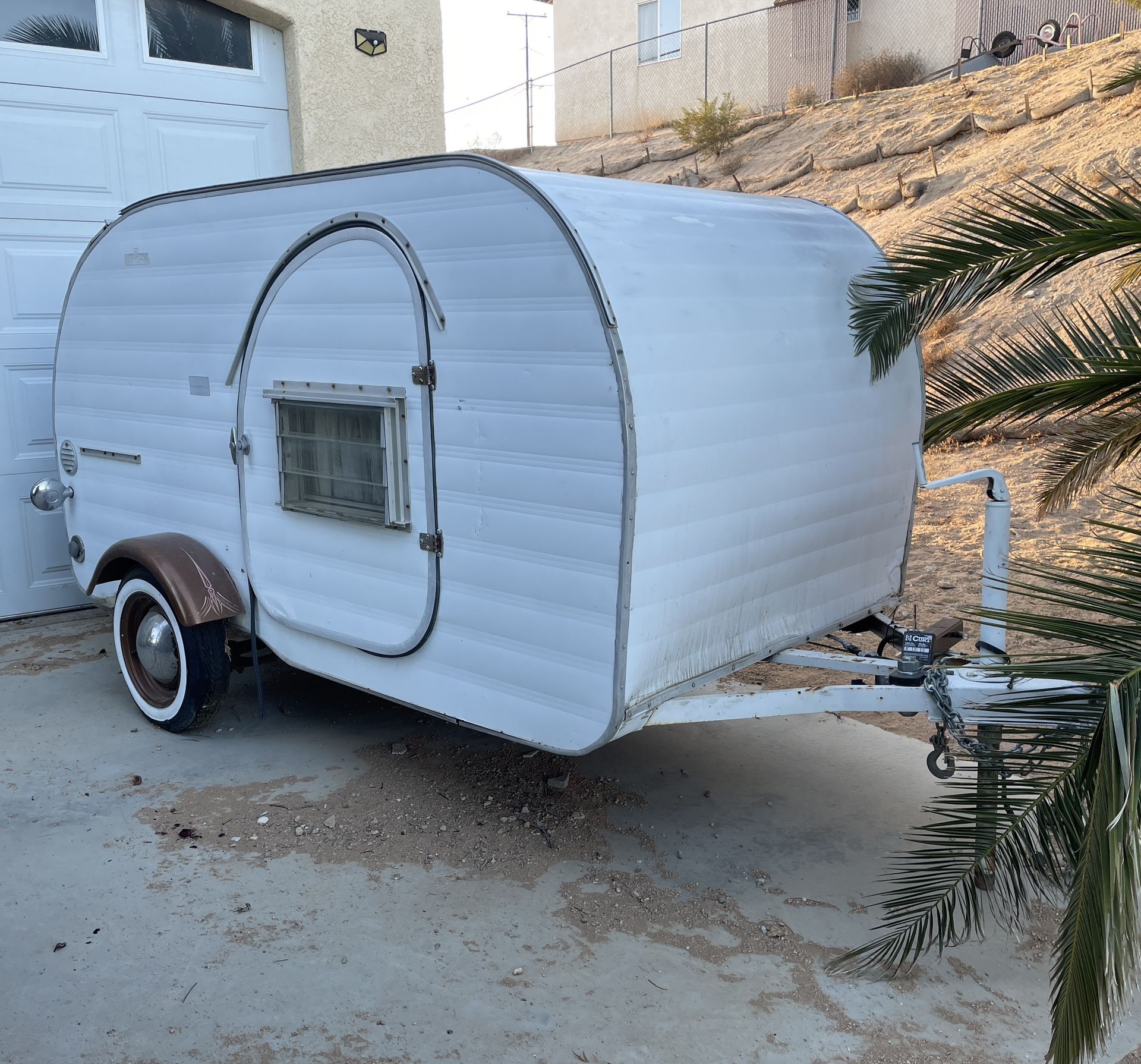 Original 1960s Teardrop Camper Trailer
