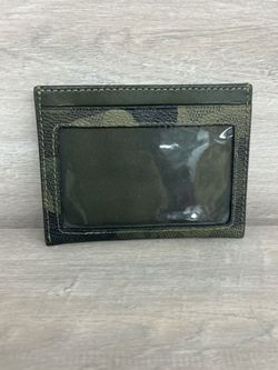 Coach Slim Id Card Case In Signature Camo Print (PO1020048)