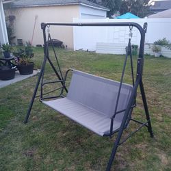 PORCH SWING. OUTDOOR HEATERS. ADJUSTABLE BASKETBALL HOOP.  KNEE SCOOTER. CEILING FANS.