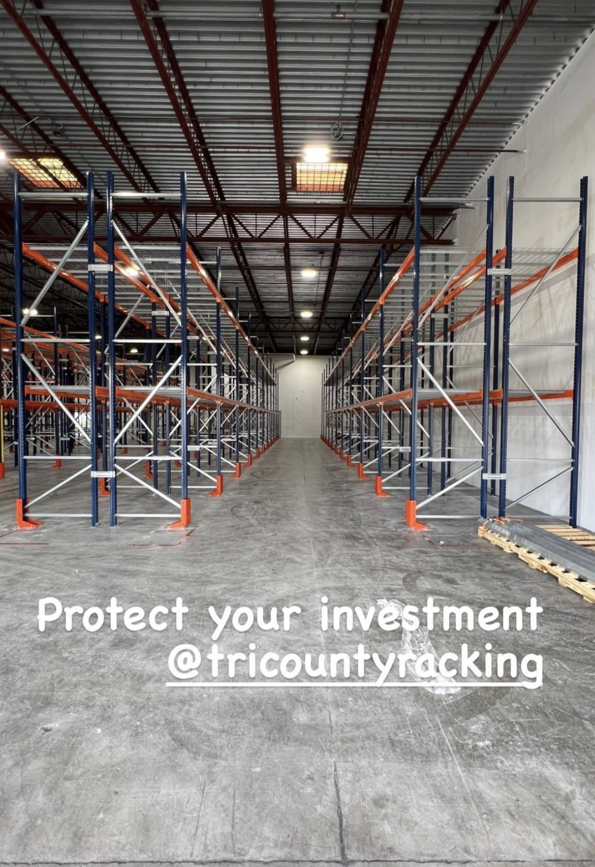 Pallet Racking Beams Uprights Wire Decks 42”x16’ Uprights Forklifts