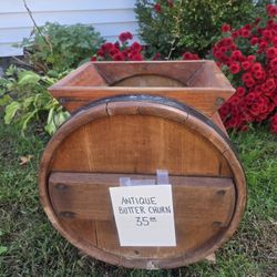 Antique Butter Churn $35
