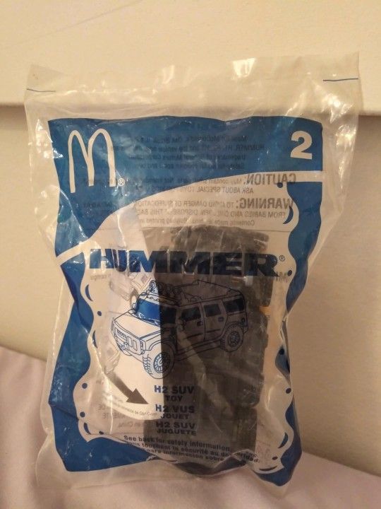 Hummer H2 SUV Sealed Mcdonalds Toy 2006