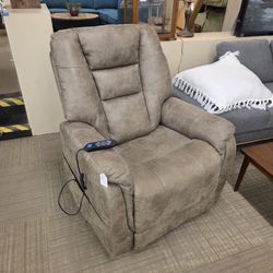 Taupe FLEXSTEEL Power Recliner