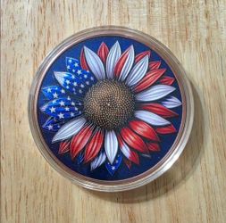 Freedom Flower 5 oz Colorized Copper Round (New in Capsule)
Previous
Freedom Flower 5 oz Colorized Copper Round Obv
Freedom Flower 5 oz Colorized Copp