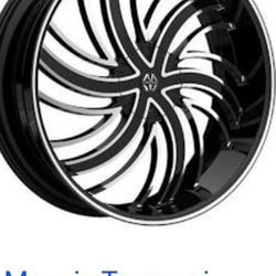 24" MASSIV 924 BLACK MACHINED