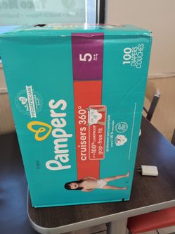 Pampers (Size 5) 100 Diapers box