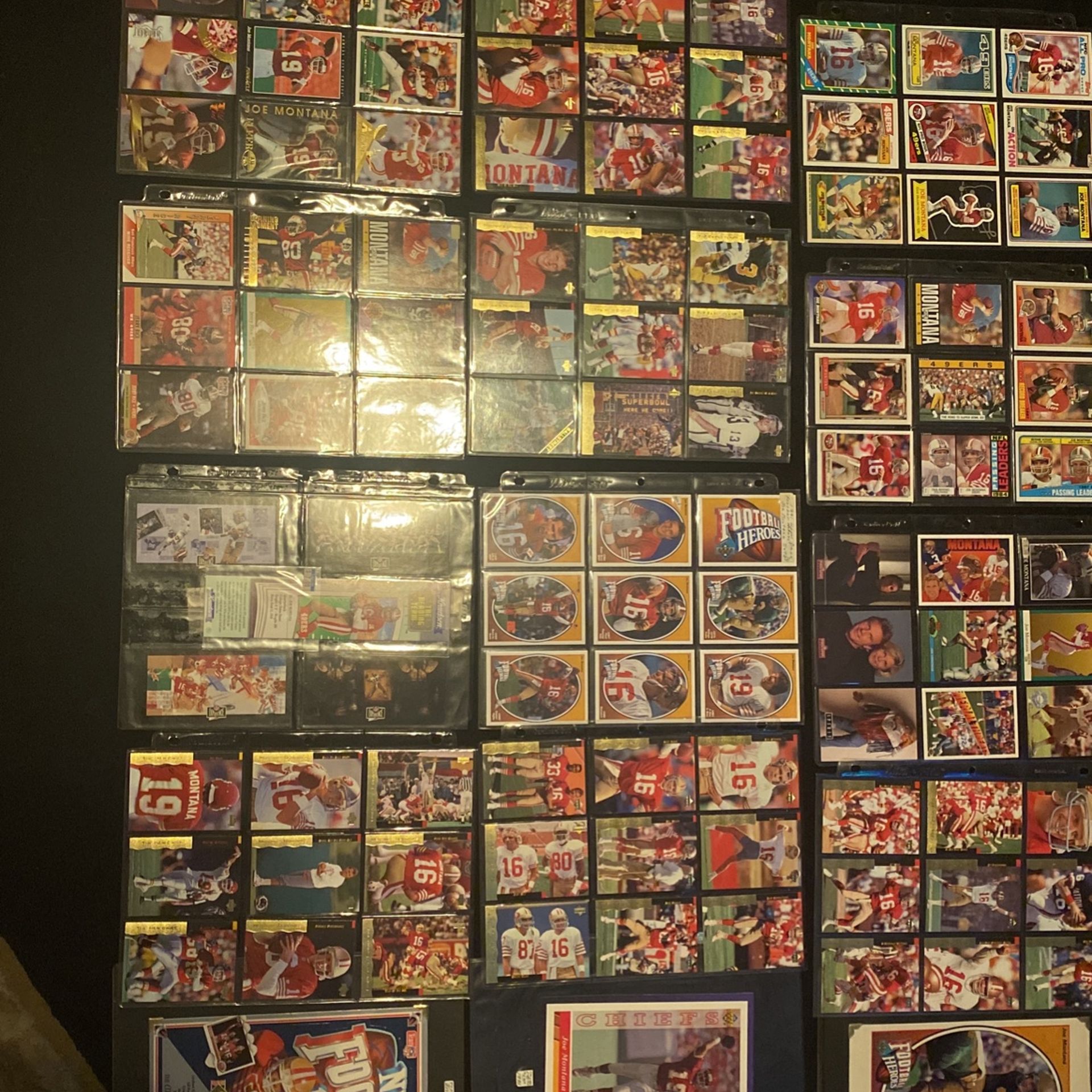 Joe Montana Card Collection