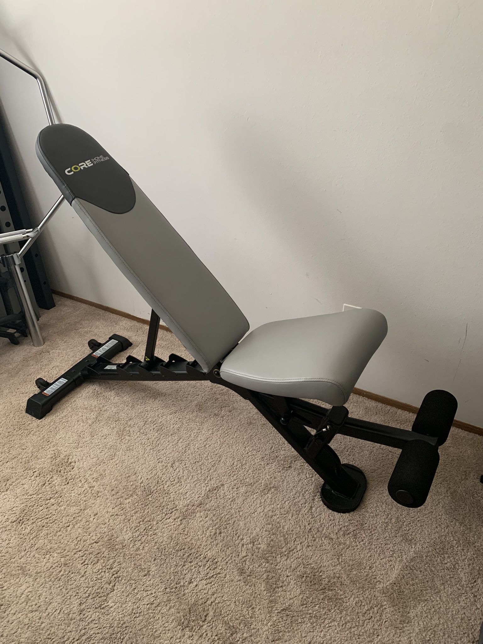 Core Adjustable Bench - Incline/Decline/Flat/Upright