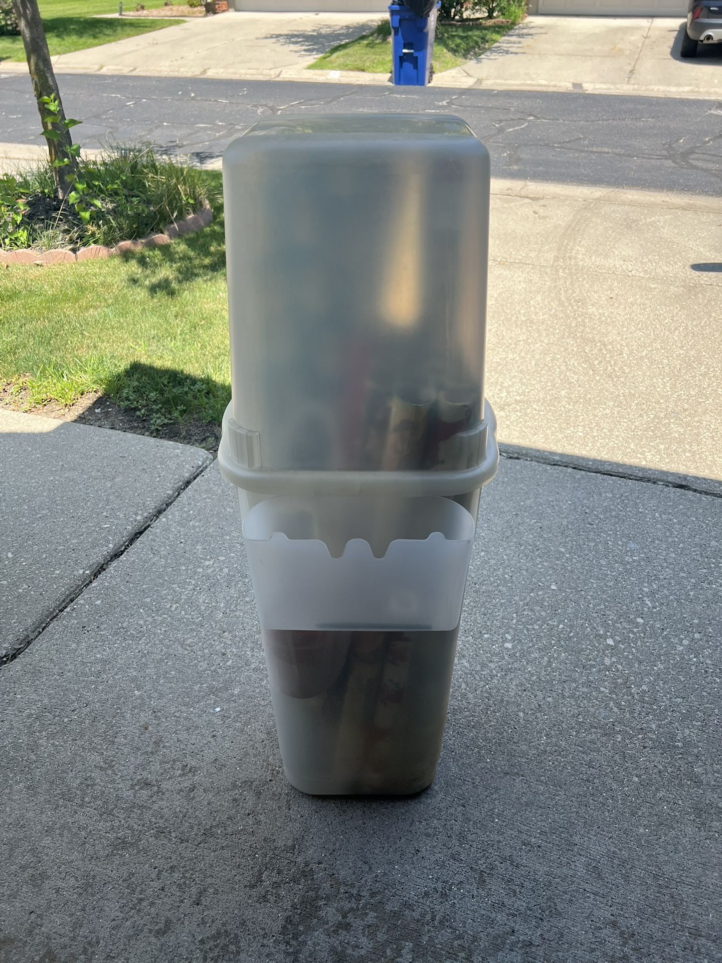 Plastic Storage Container for Wrapping Paper and Crafting Supplies 41”