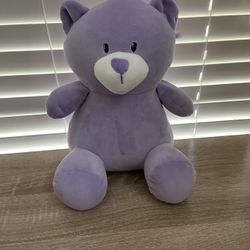 Animal Adventure 2022 Purple Lavender Stuffed Plush Squishy Soft Teddy Bear 11"