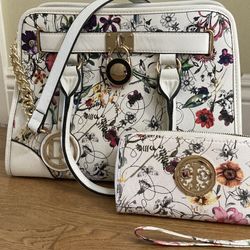 Dasein Floral Bag With Wallet