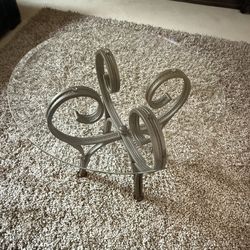Round Glass End Tables + Oval Glass Center Table