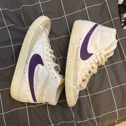 Nike Blazer Purple Nike Check